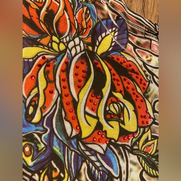 Tattoo Inspired: “Next Era Couture” Long Sleeve LG T- Shirt.Pit-to-Pit= 16.5 in. - Picture 9 of 14